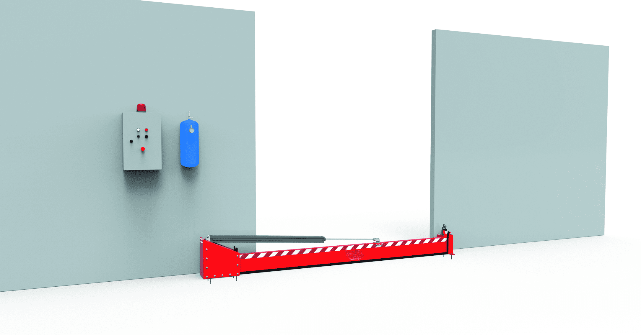 Barrière de rétention automatiques (pneumatique) simple