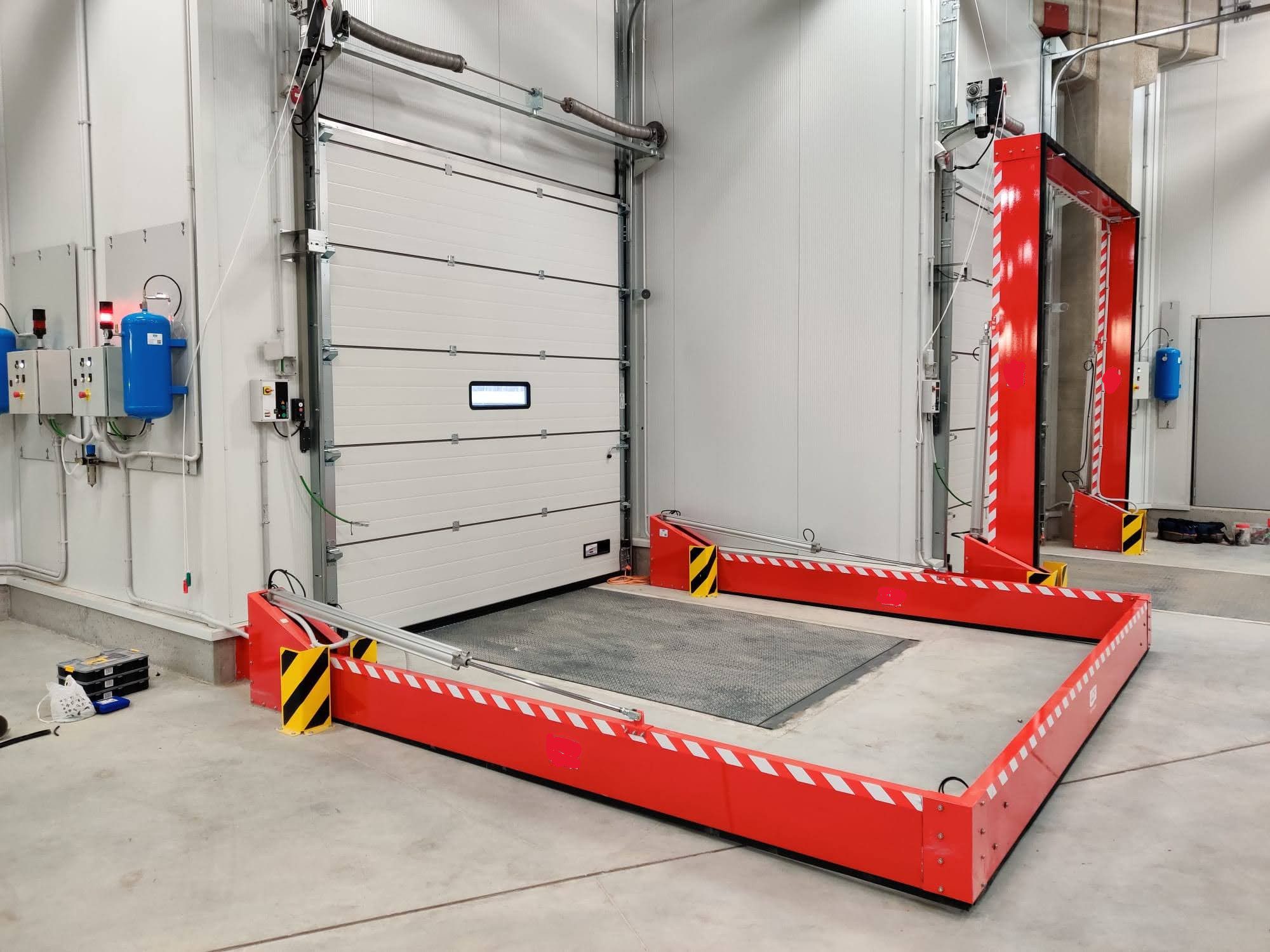 Barrière de rétention automatiques (pneumatique) pour quai de déchargement – Image 2