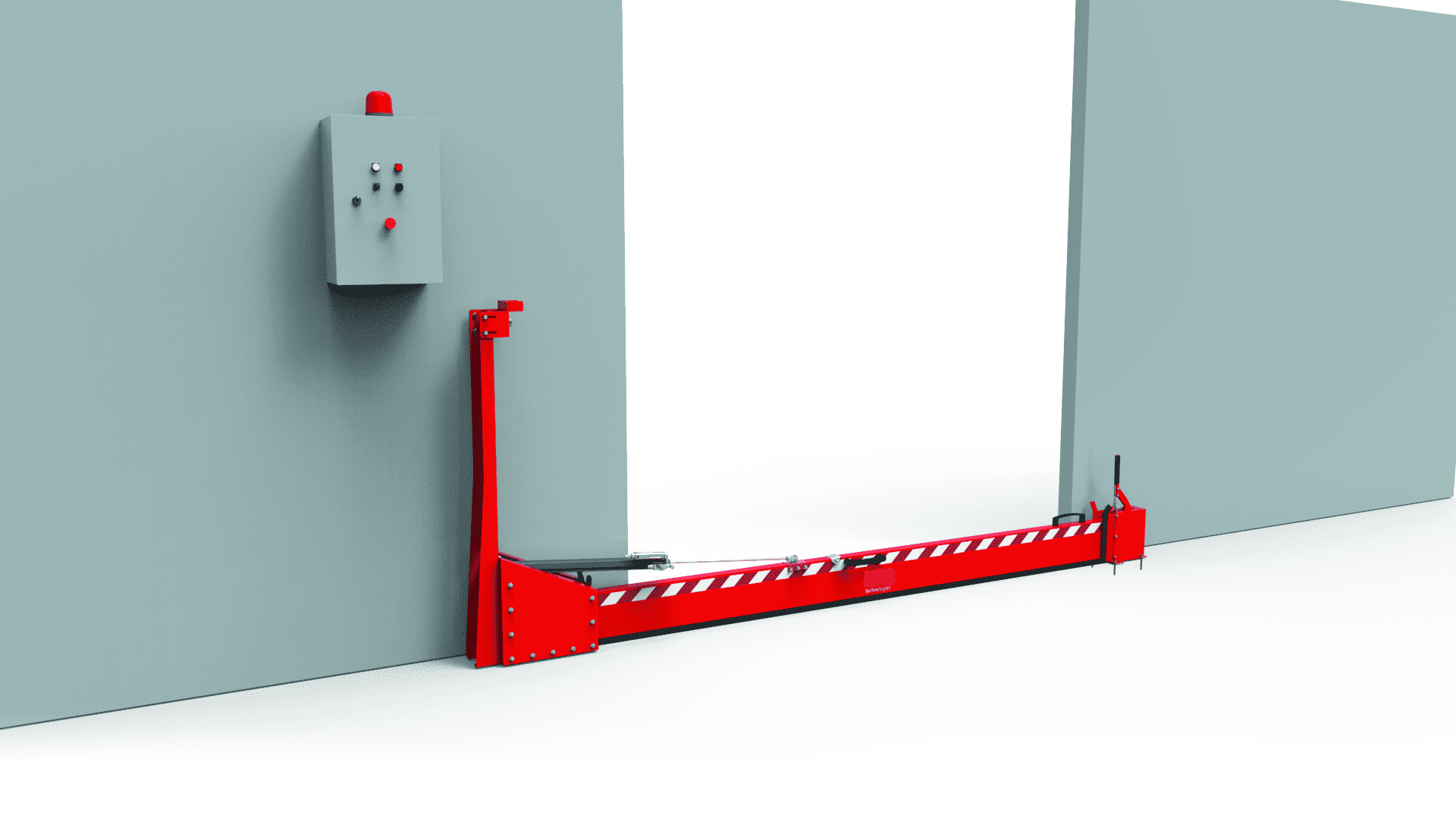 Barrière de rétention semie-automatiques (électroaimant) simple