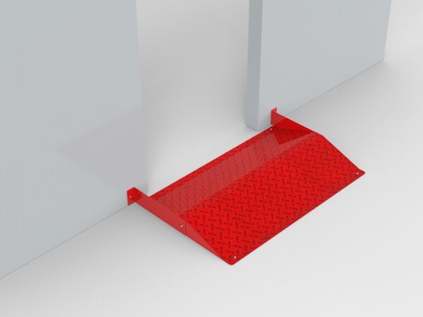 Rampe de rétention pour porte piétonne