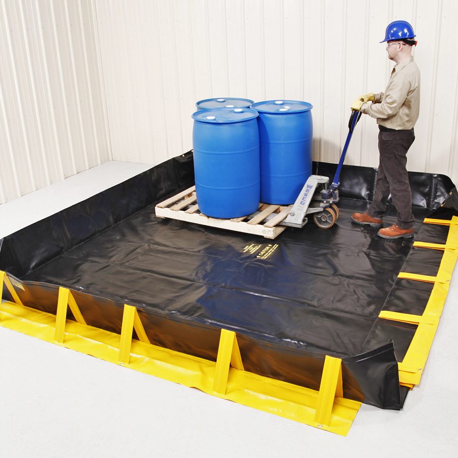 Système de rétention NEW PIG® collapse-a-tainer