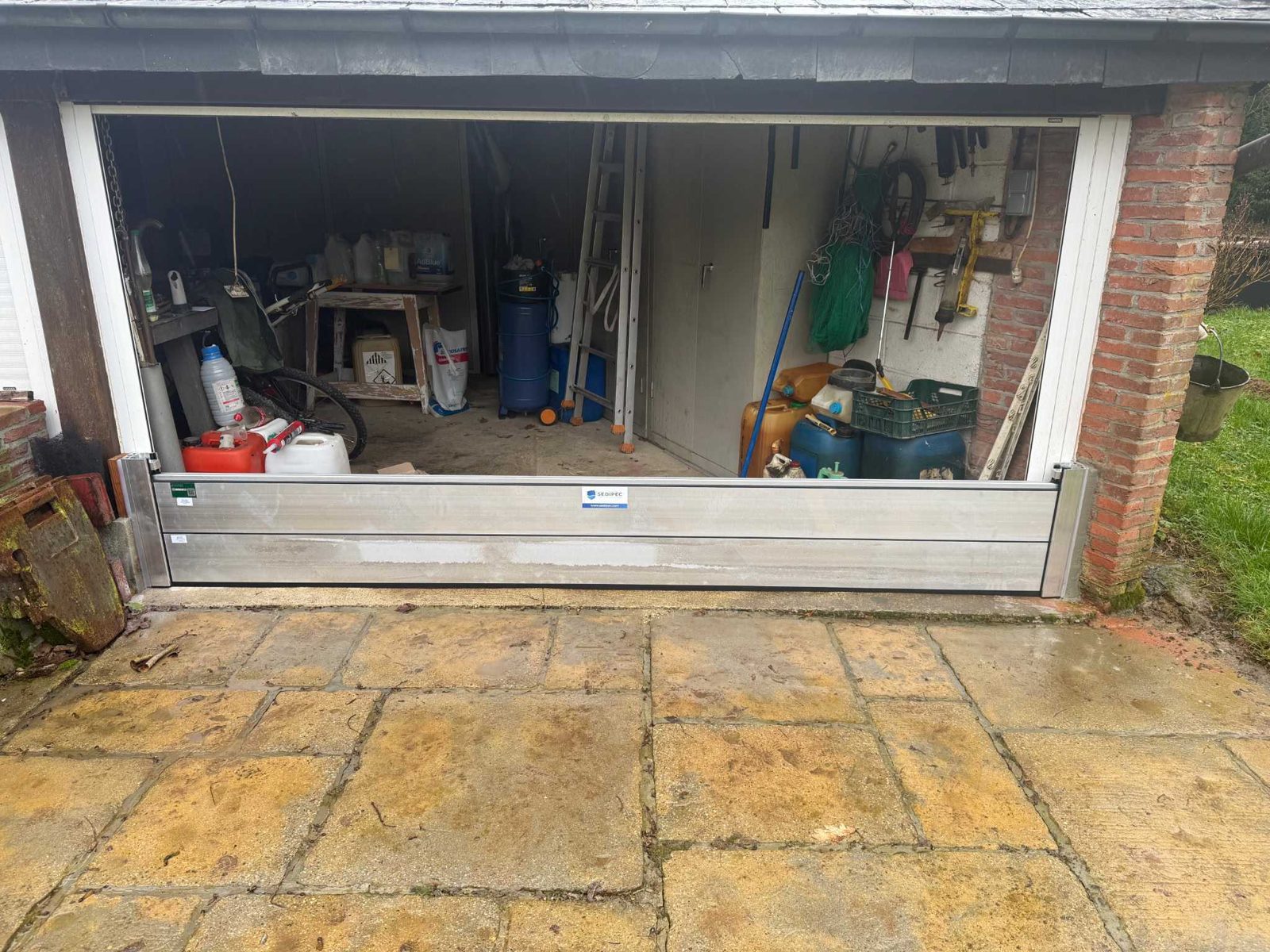 CASTOR+ sur une large ouverture de garage