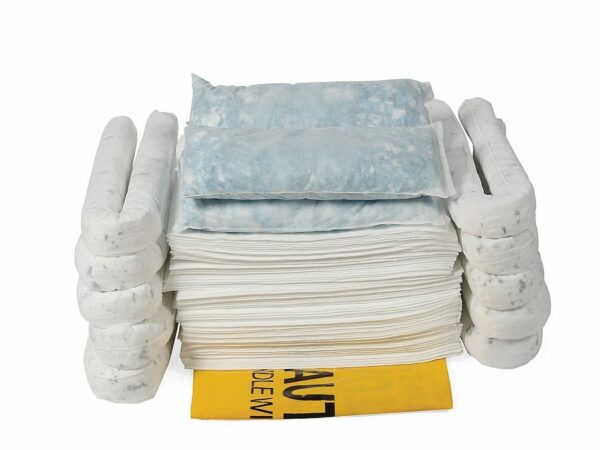 Recharge d'absorbants hydrocarbures New Pig Essentials pour kit en conteneur sur roulettes