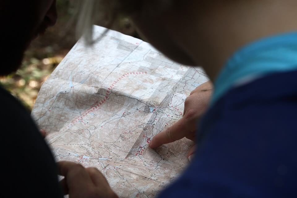 localisation Recherche sur une carte