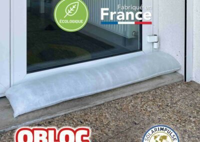 Photo de boudins anti-innondations OBLOC Sedipec