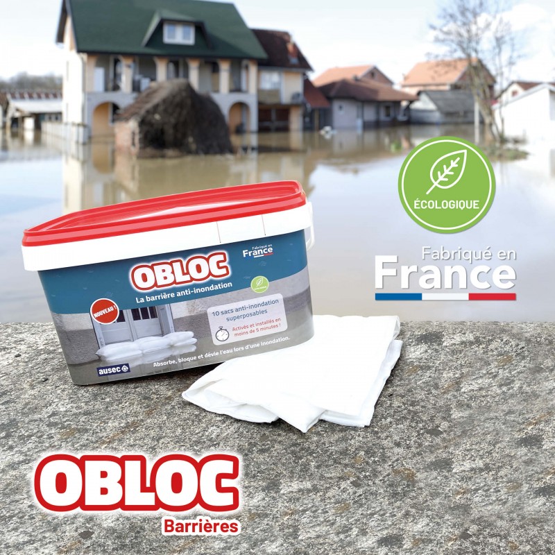 Photo d'un sac anti-innondations OBLOC Sedipec
