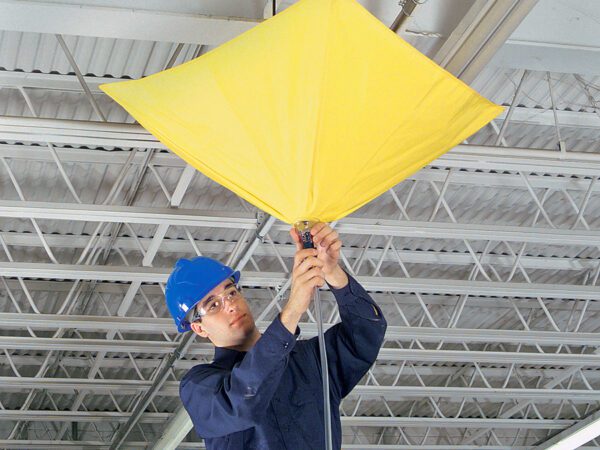 Système de déviation de fuites pour toits déploiement rapide NEW PIG®  - En forme de parapluie