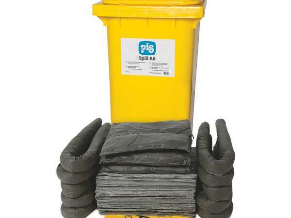 Kit universel en conteneur sur roulettes - petit NEW PIG® Essentials