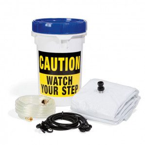 Kit Système de déviation de fuites pour toits - Avec seau NEW PIG®